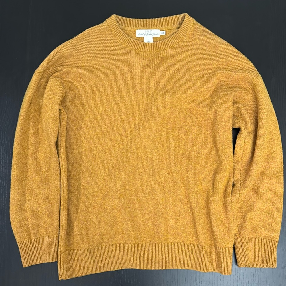 Mustard yellow/orange H&M sweater